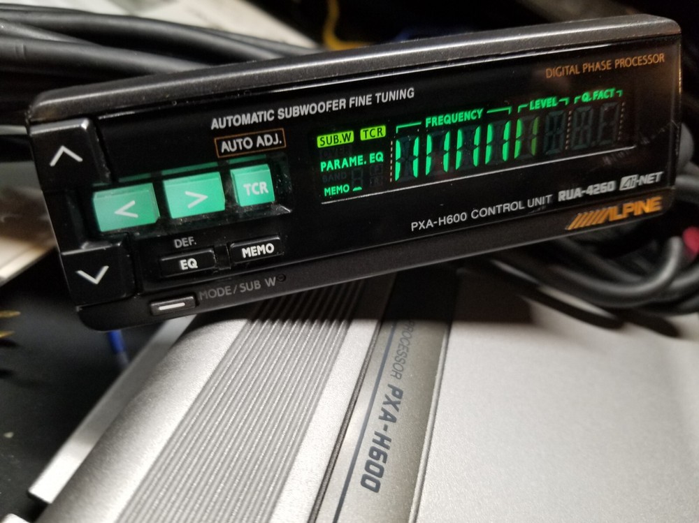 ALPINE PXA-H600 Digital Audio Processor Copper Chassis Version w/ Controller