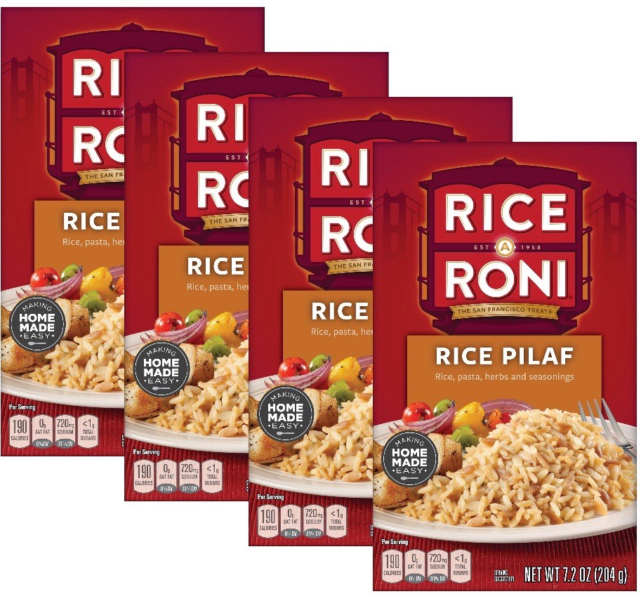 Rice A Roni (4 Pk) Rice Pilaf 7.2 Oz Each