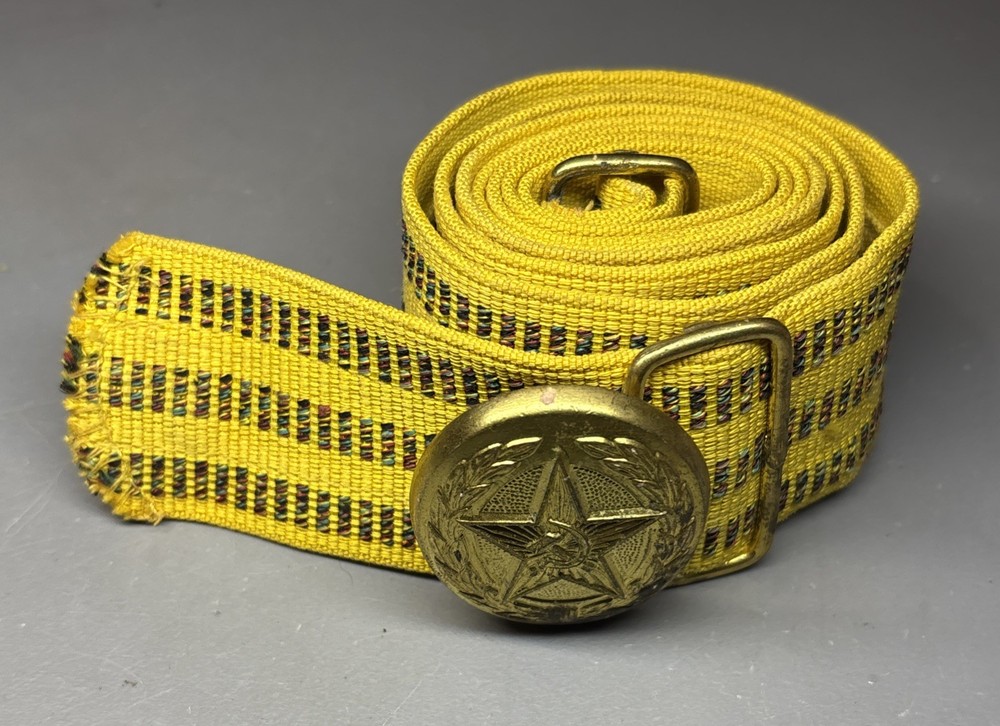 USSR SOVIET BELT BUCKLE PARADE BELT