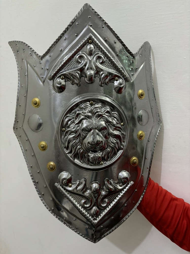 Medieval Viking Shield Lion Face Shield