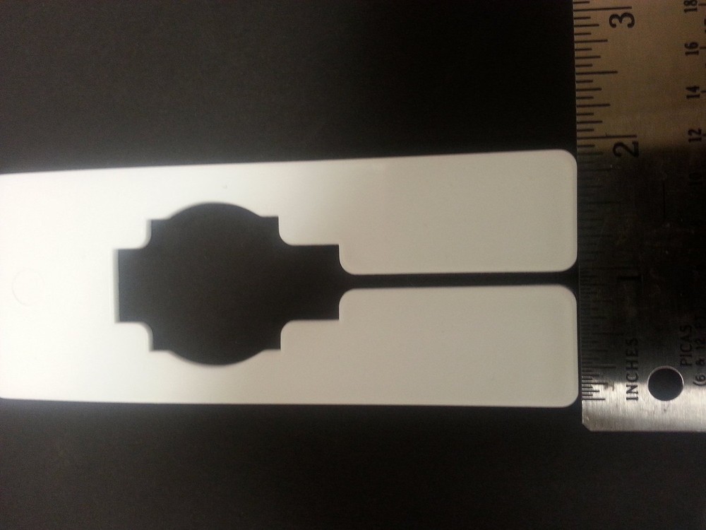 Plastic 20 Blank Rectangular Size Dividers for Retail Clothing Racks