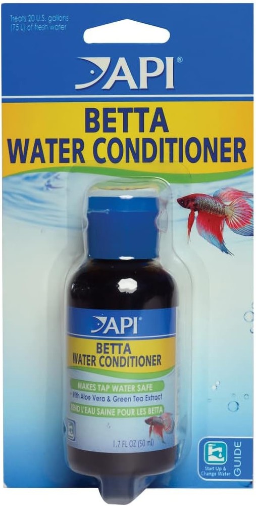 API Betta Water Conditioner Makes Tap Water Safe Freshwater 1.7oz - 3 Pack