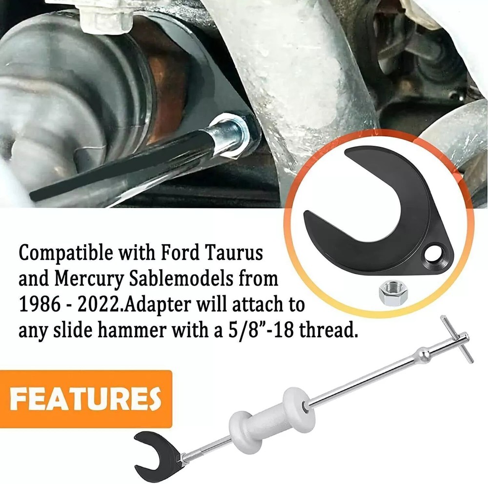 12020 Front Wheel Drive Axle Puller Fork Kit & 1040 Inner CV Axle Removal Tool