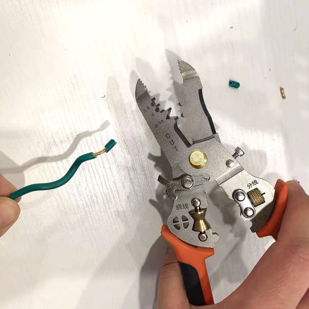 Ultimate 10in1 Wire Stripper: Precision Stainless Steel Multi-Tool for CuttingCW