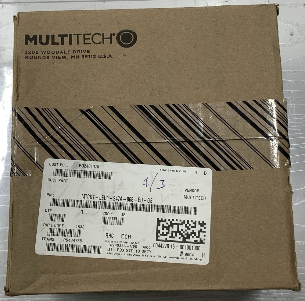 MultiTech CONDUIT MTCDT-LEU1 Gateway Module Multi-Tech Systems Inc.