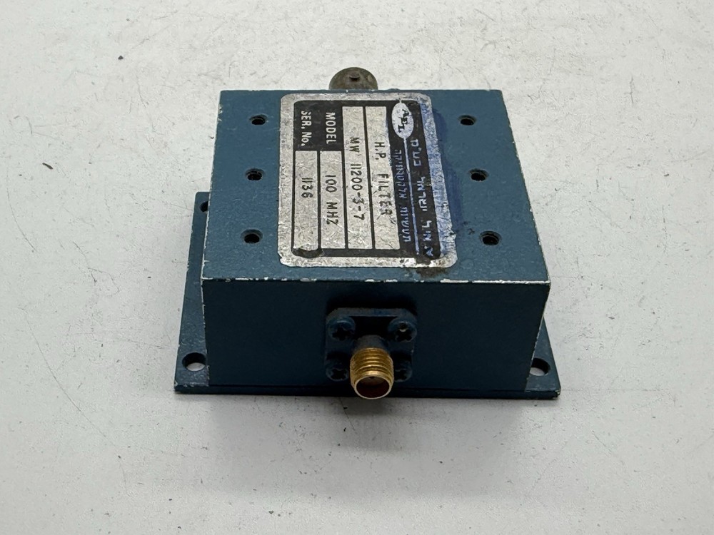 100MHz High Pass Filter Model 11200-37