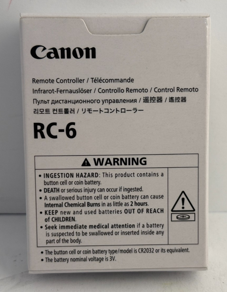 Canon RC-6 Remote Controller #G552