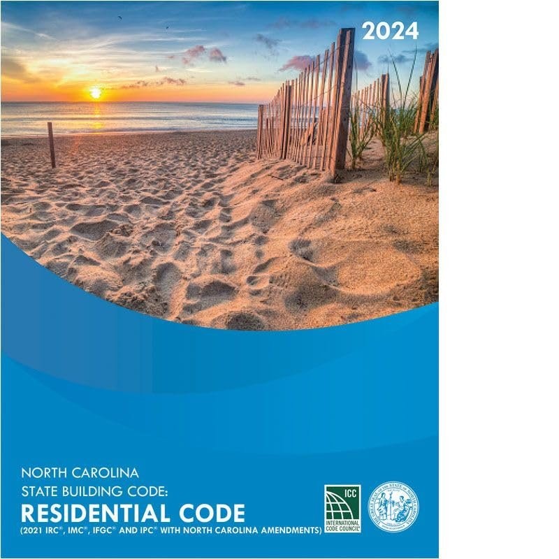 Preprinted Tabs - 2024 North Carolina State Building Code: Residential Code
