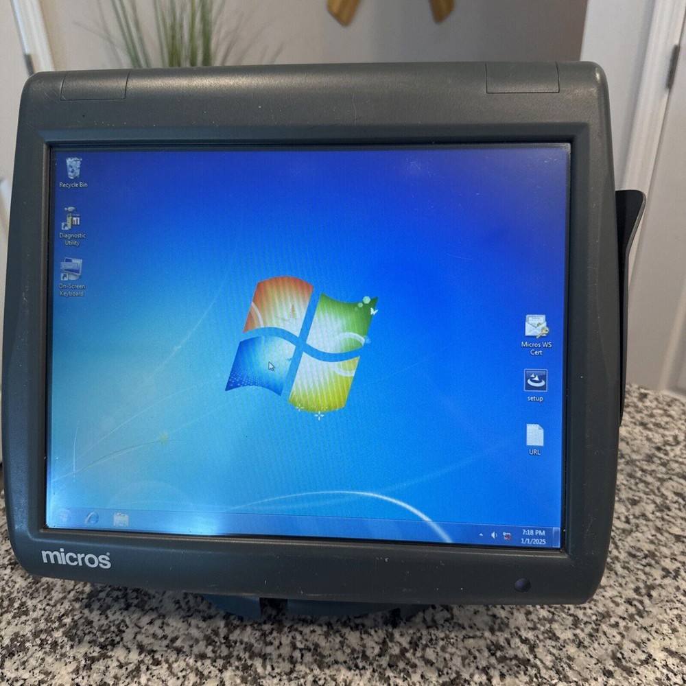 Micros Workstation 5A Touchscreen POS Terminal- 400814-122