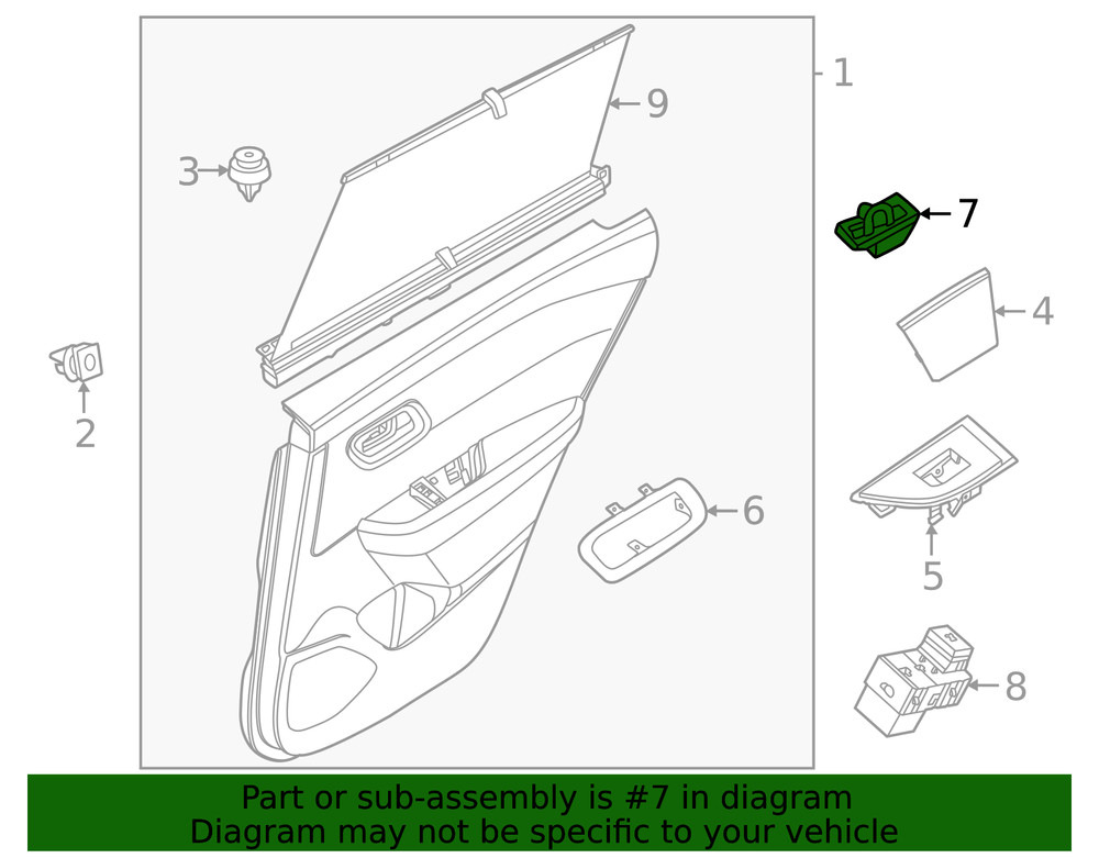 Genuine Nissan Coat Hook 79936-6RA0A