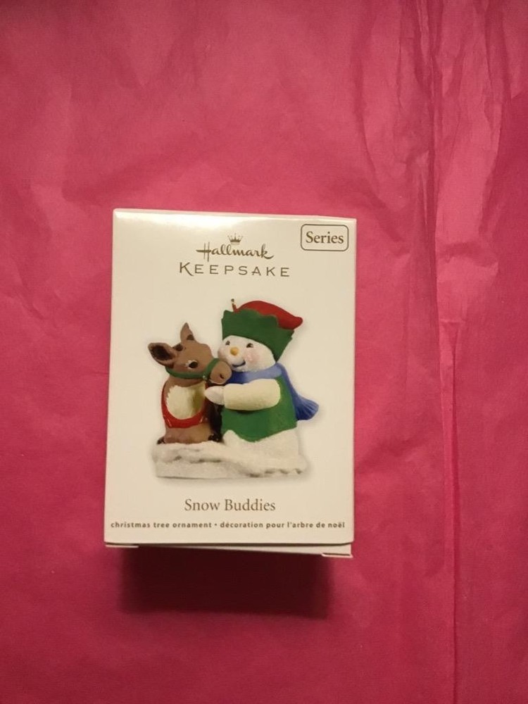Hallmark Keepsake Ornament 2011 Snow Buddies reindeer 14th series fourteenth EUC