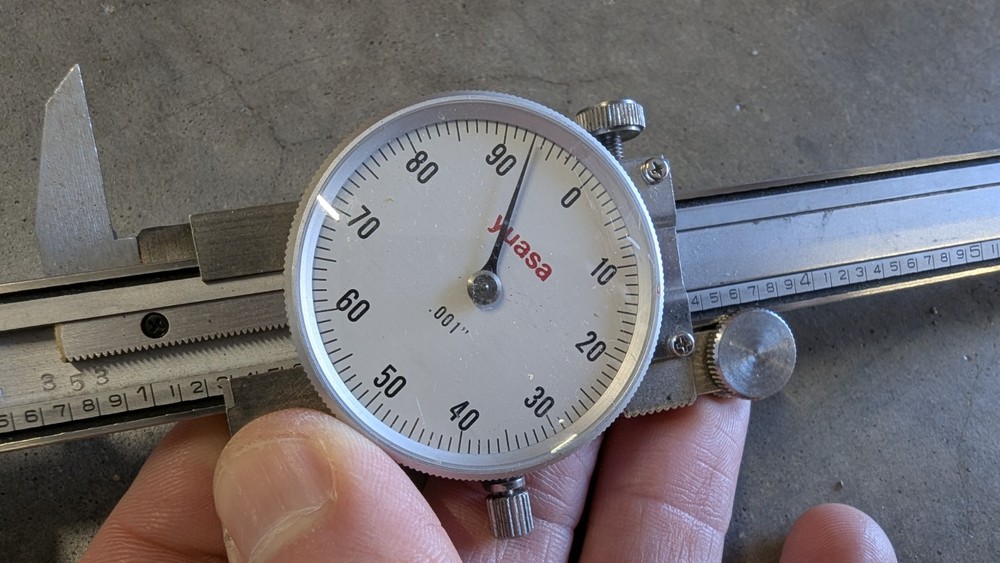 BROKEN Yuasa 6" dial calipers .001" precision