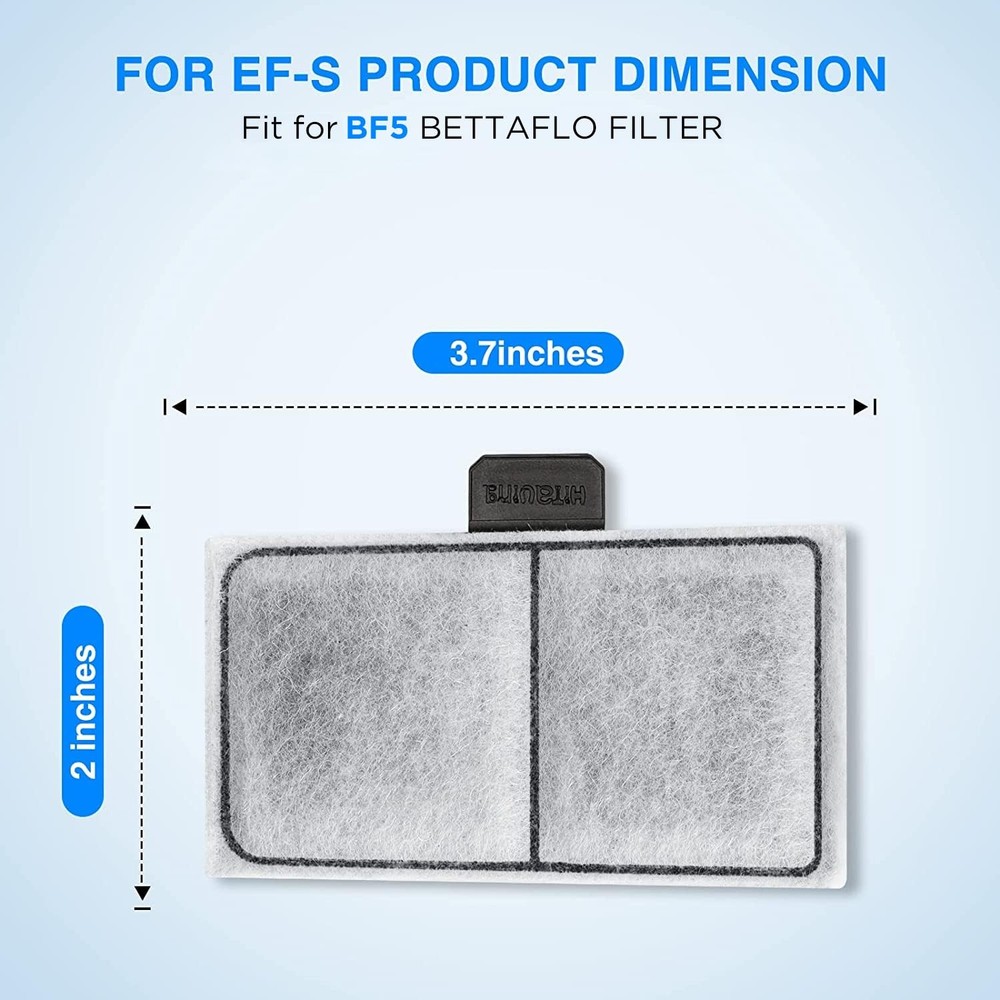 HiTauing 6 Pack EF-S Filter Cartridges for EF-S Element and BF5 BETTAFLO