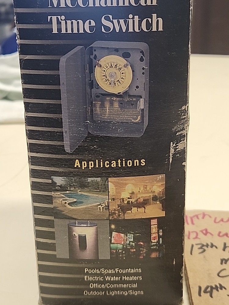 Intermatic T101 40 Amp 120V SPST 24-Hour Mechanical Time Switch