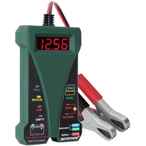 MP0514E 12V Digital Car Battery Tester Voltmeter and Charging System Analyzer