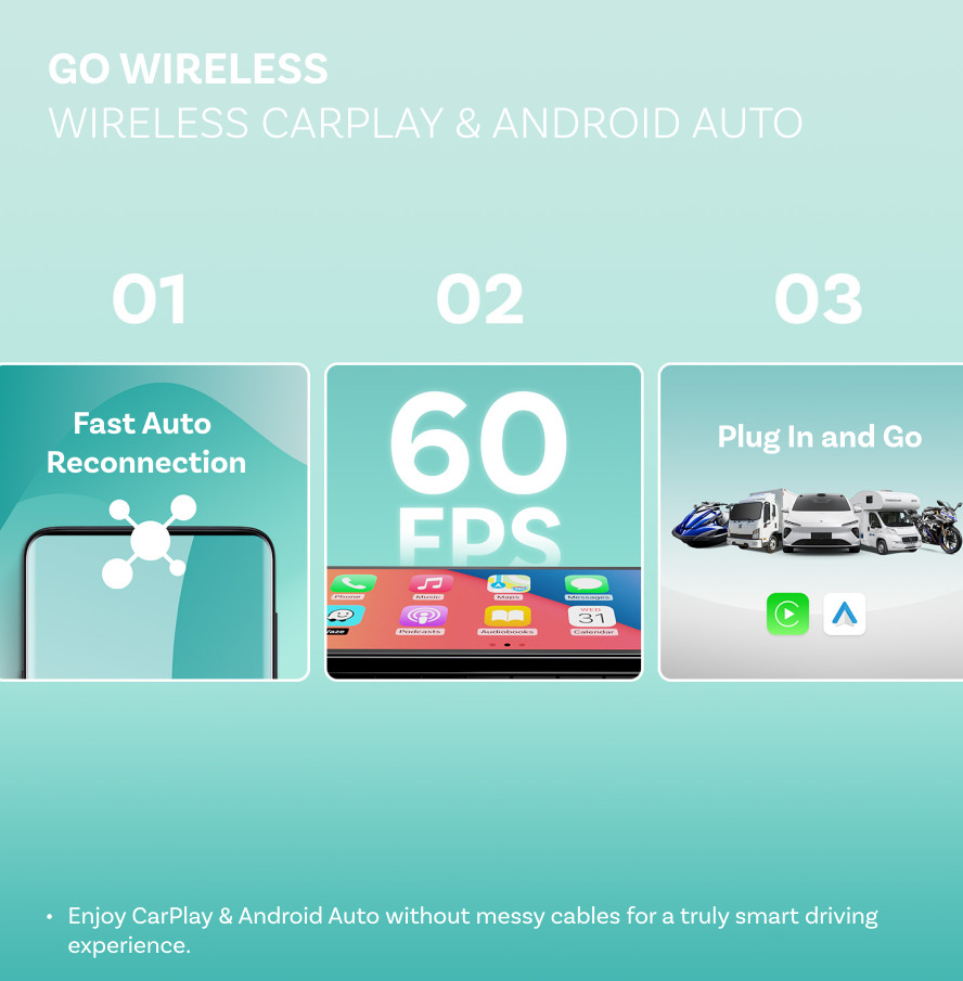 11.4" Ottoscreen AI-Assistant Car Touch Screen Wireless CarPlay+Android Youtube