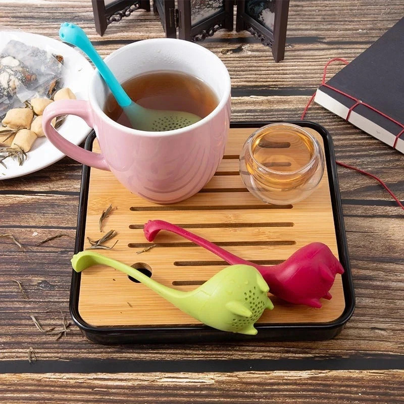 2 Pack Tea Strainer Tea Infuser Loose Leaf Filter Long Handle Standing US Ship