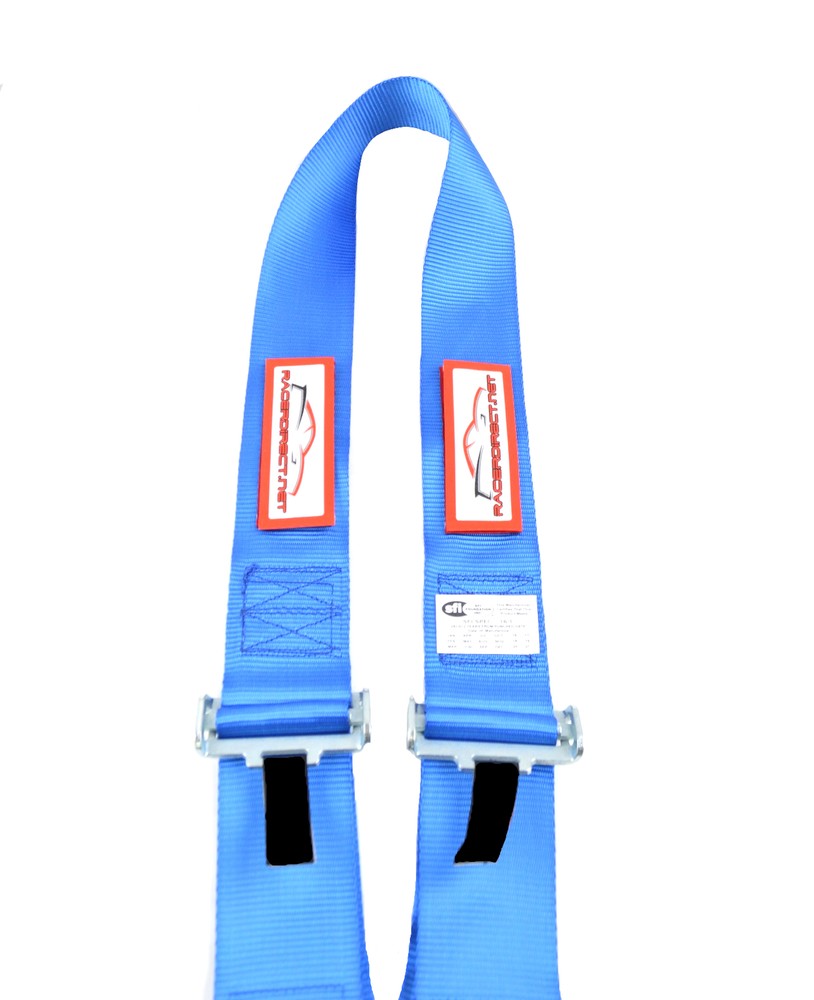 U RACING HARNESS PULL DOWN SFI 16.1 5 POINT 3" SUB 3" CAM LOCK BELT BLUE