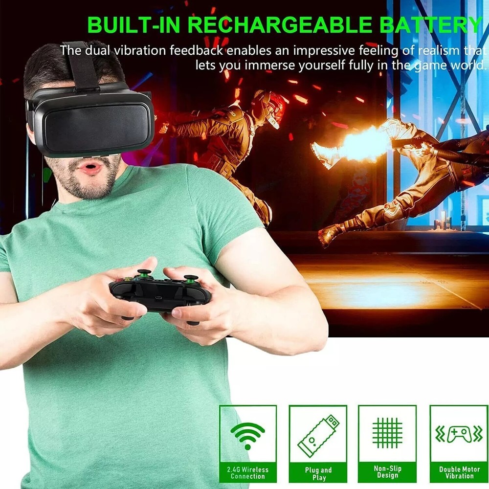 Wireless Controller For Microsoft Xbox One / S / X / E / Windows 7 8 10 PC 2.4G