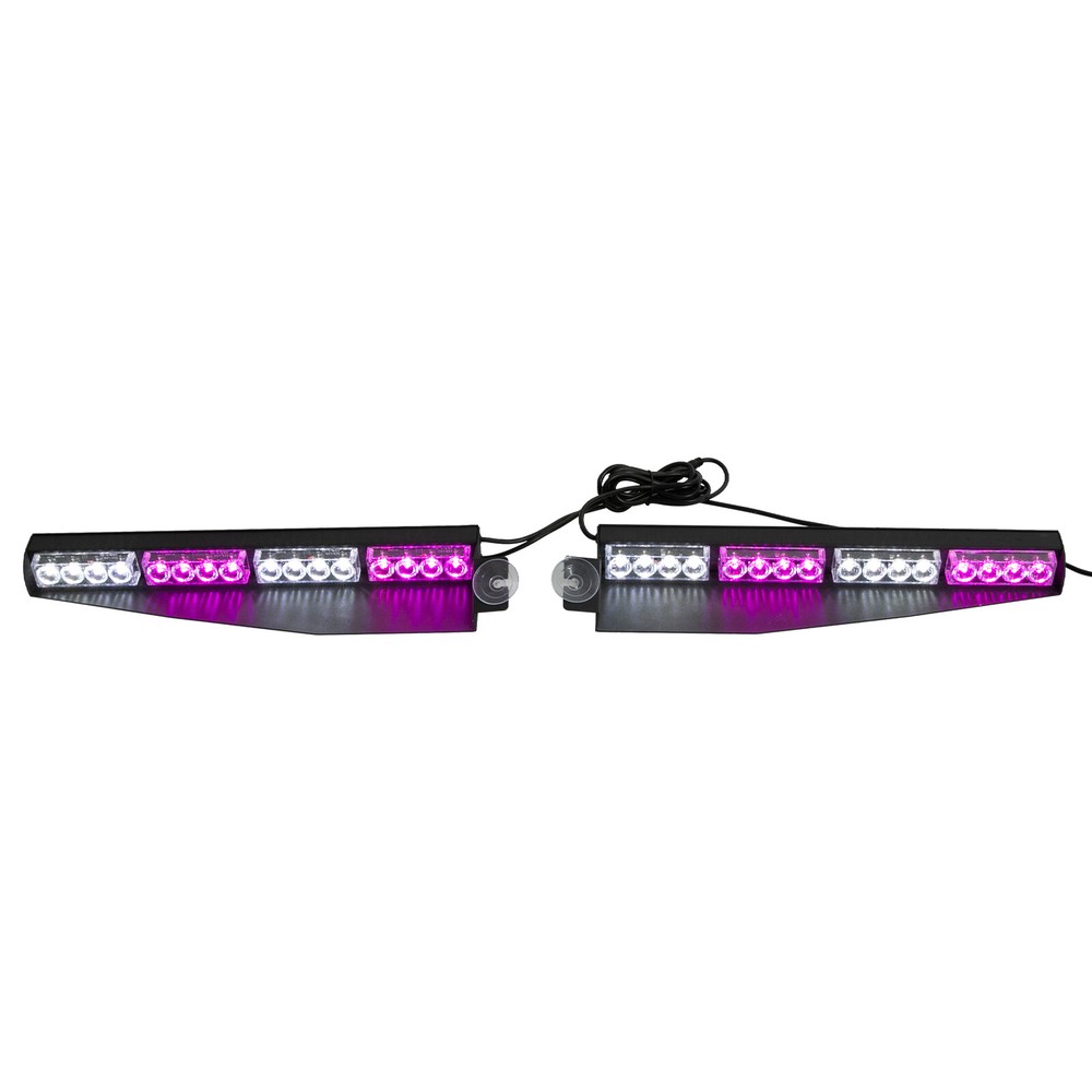 LED Strobe Light Bar Emergency Rooftop Flash Warning Traffic Advisor Waterproof