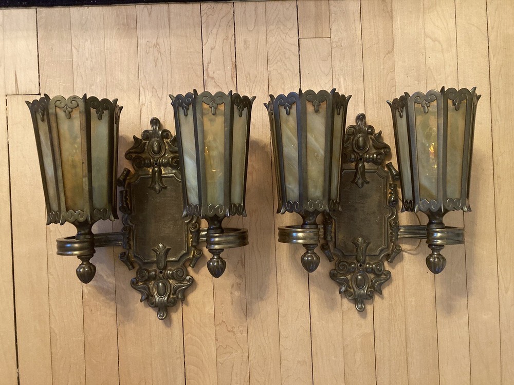 Exquisite Antique Light Fixture w/ Sconces