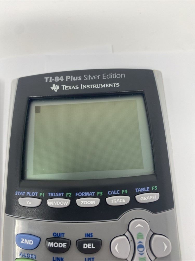 Texas Instruments TI-84 Plus Silver Edition Graphing Calculator -TESTED
