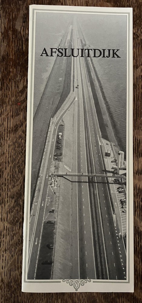 Afsluitdijk Building The Barrier Dam Information Leaflet