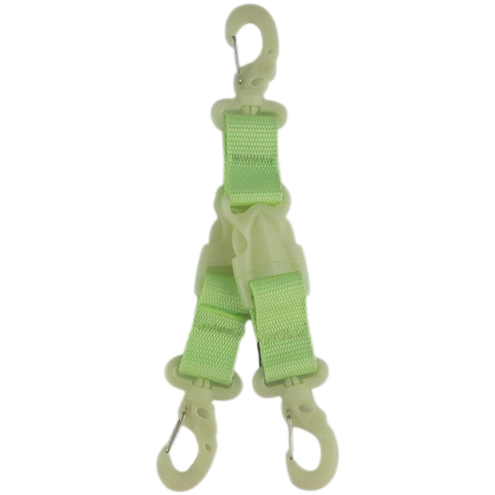 Quick Release Fin Hooks for Divers with Glow in Dark Function and PA6 Build