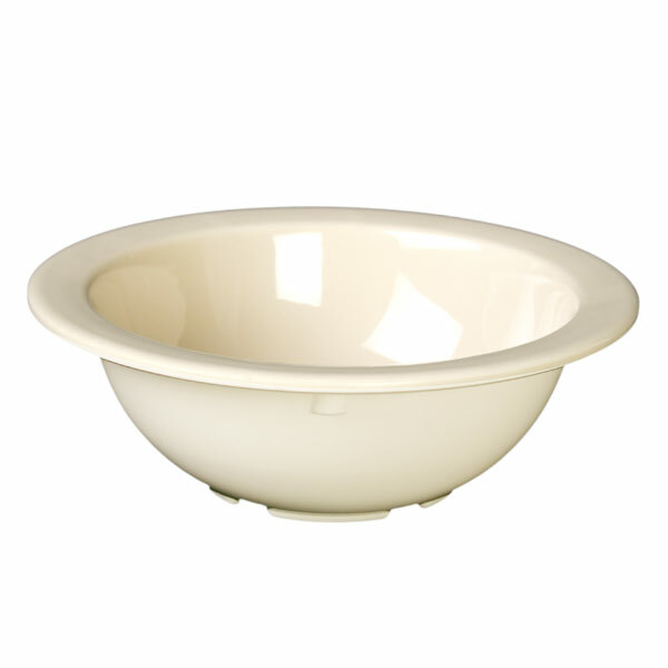 Thunder Group NS303T 1 Dozen 4oz Tan Melamine Fruit Dishes