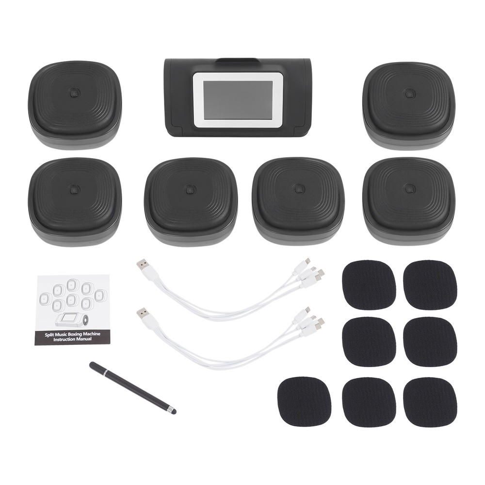 Musical Boxing Set with 6 Targets, Bluetooth Connectivity & Touch Screen
