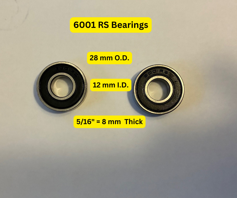 Sealed (RS) Bearings