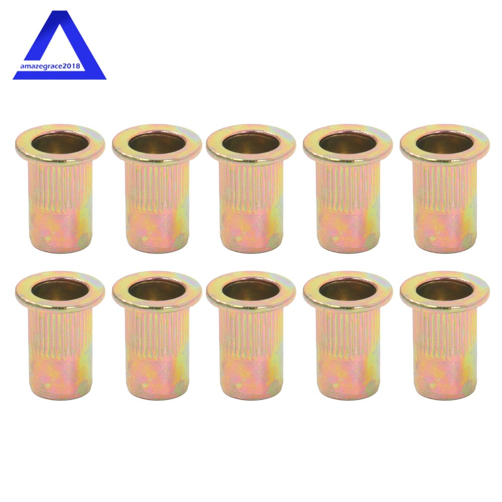 70 Pack Heavy-Duty Rivet Nut Tool Set - 14" with Extra Components With Case