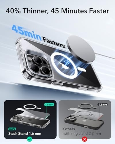 ESR for iPhone 16 Pro Case, Camera Control Button Compatible with MagSafe, Milit