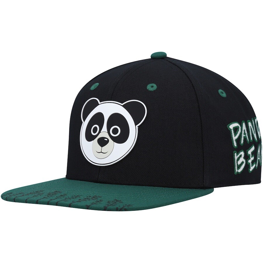 Explore Youth Panda Snapback Hat - Black