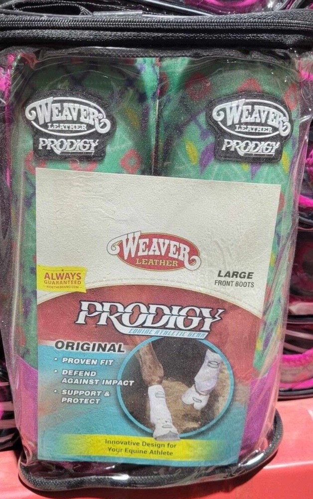 Weaver Tribal pattern Prodigy sport boots front pair