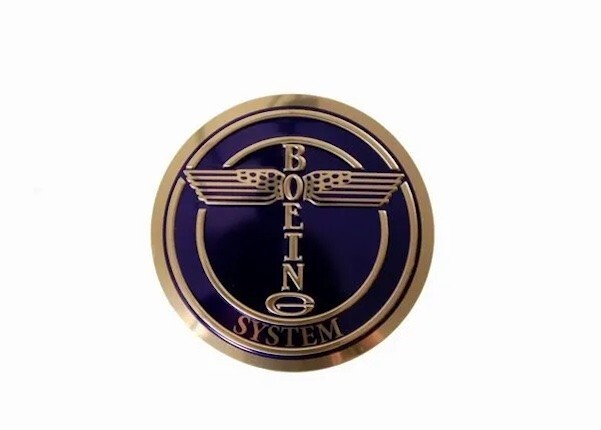 Boeing System Embossed Emblem, 4"  EMB-0101