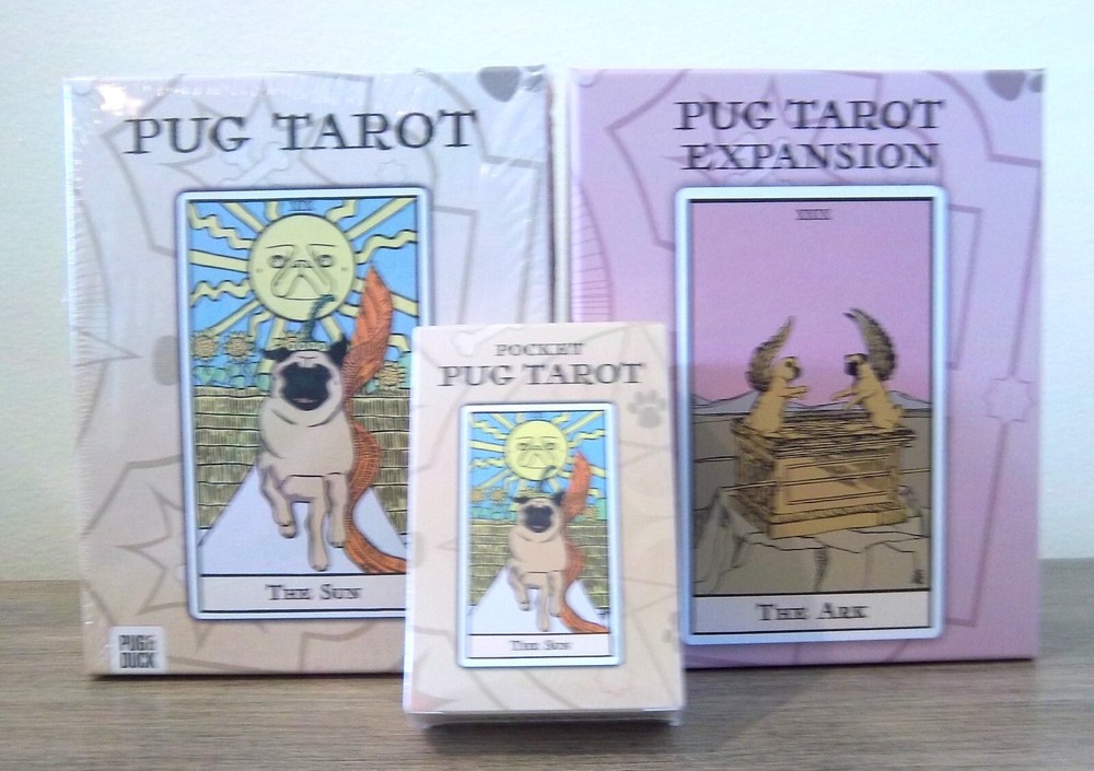 Original Indie Pug Bundle - Tarot Deck Expansion Deck  Pocket Deck  New / Sealed