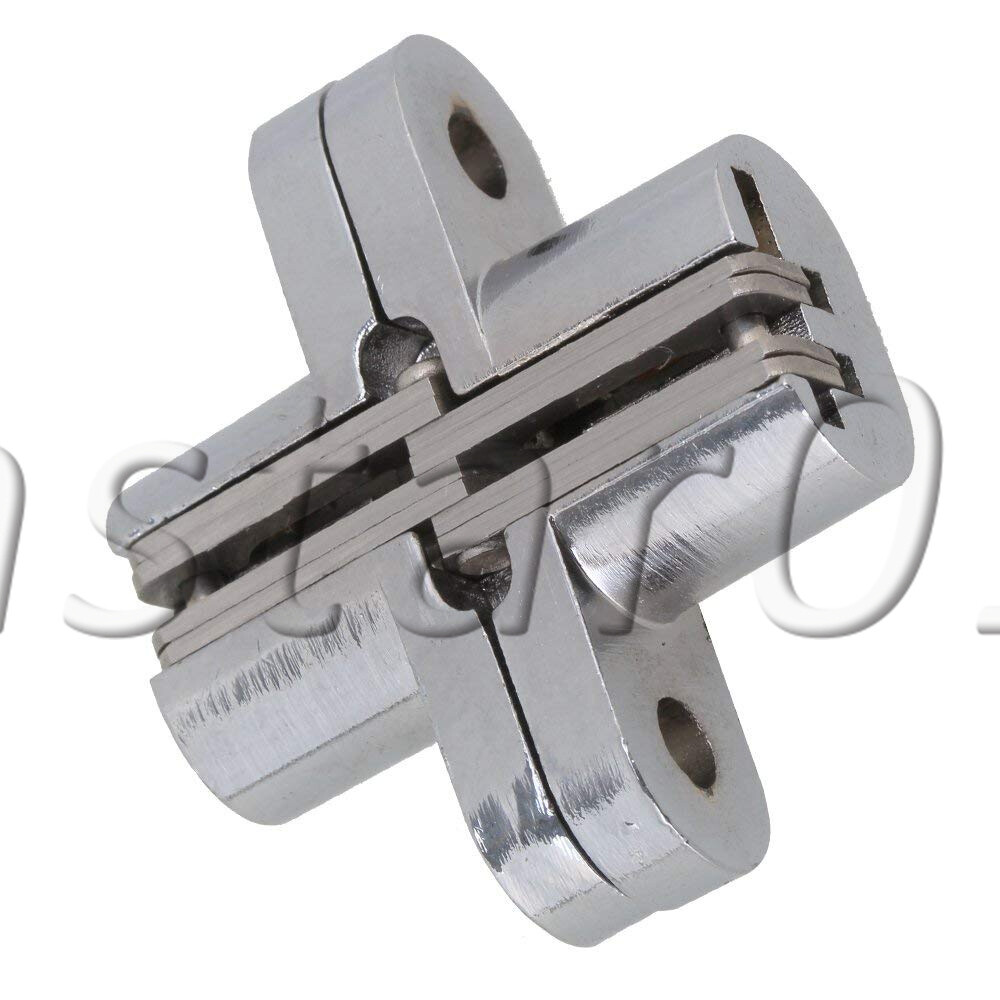 2x Hidden Concealed Copper Hinge for Cabinet Doors Wooden Doors Counters