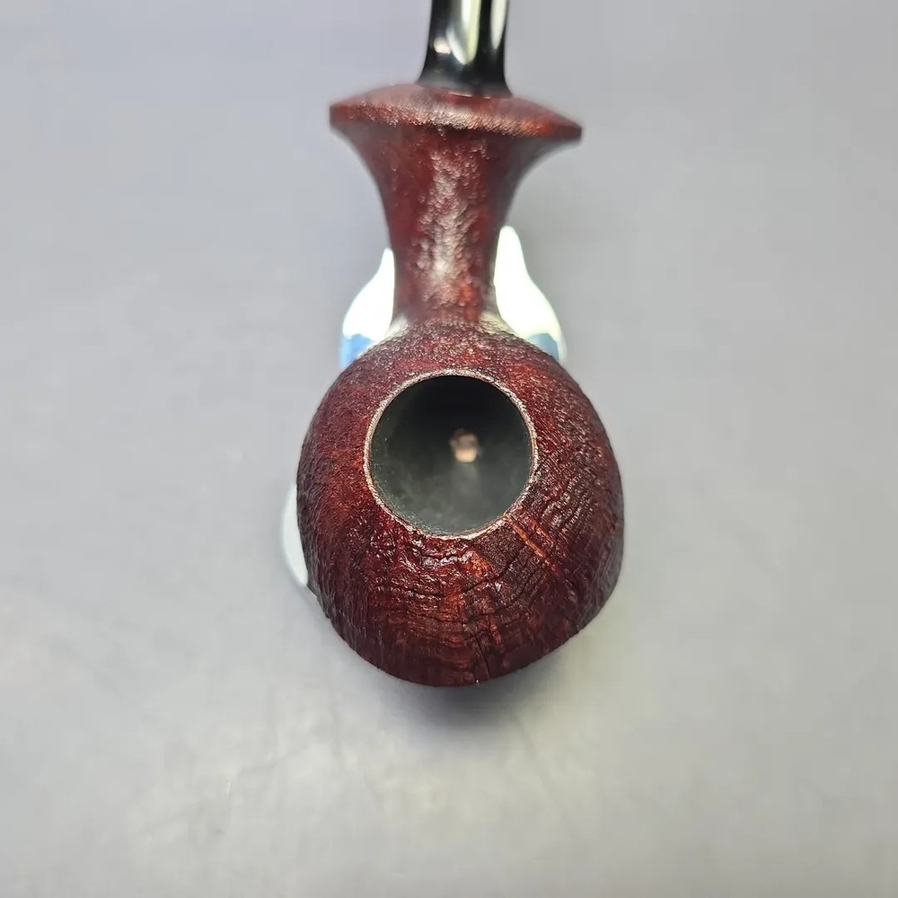 Madao Sandblasted Asymmetric Orca Handmade Briar Pipe, New