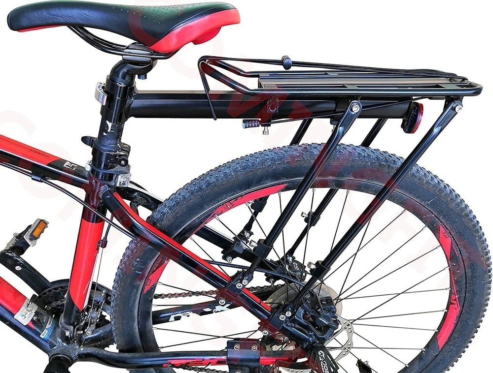 180lbs Capacity Solid Bearings Universal Adjustable Bicycle Luggage Cargo Rack