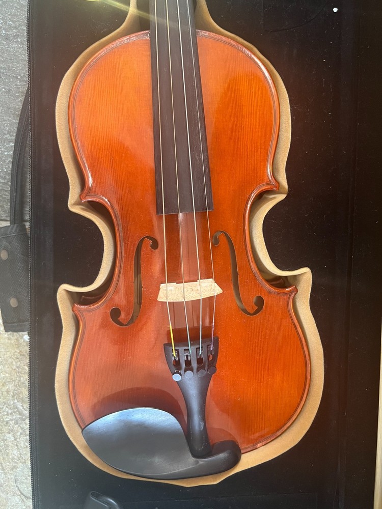 Advance Violin with case and bow, full size.