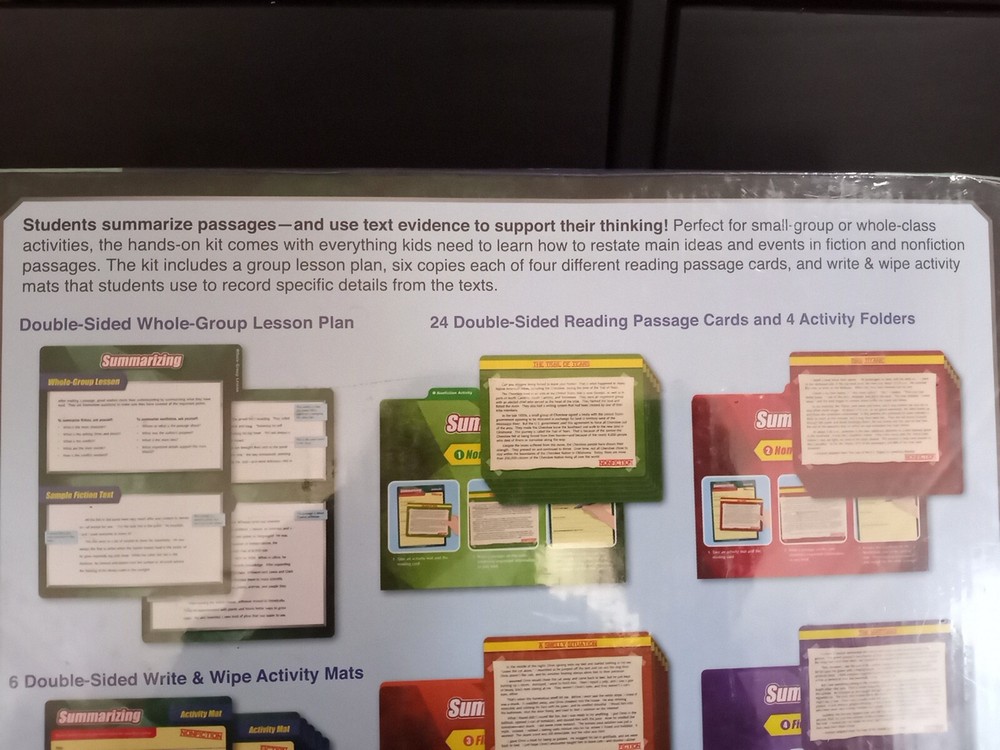 Lakeshore Finding Evidence Comprehension Kit Grades summarizing Grades 4-5