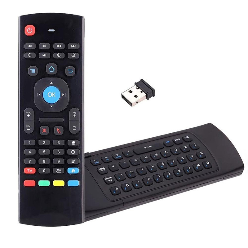 MX3 2.4G Portable Mini Wireless Remote Control Keyboard & Air Mouse