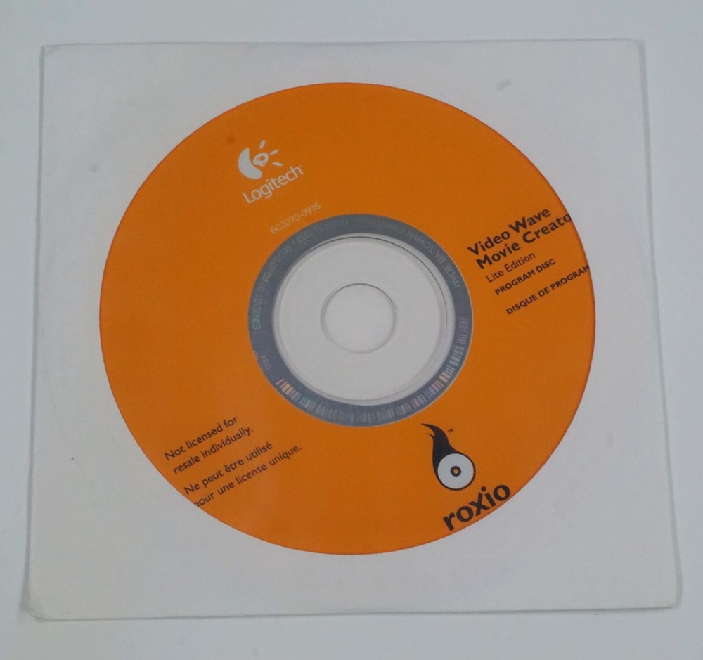 Logitech Roxio Video Wave Movie Creator Lite Edition (PC, 2003)