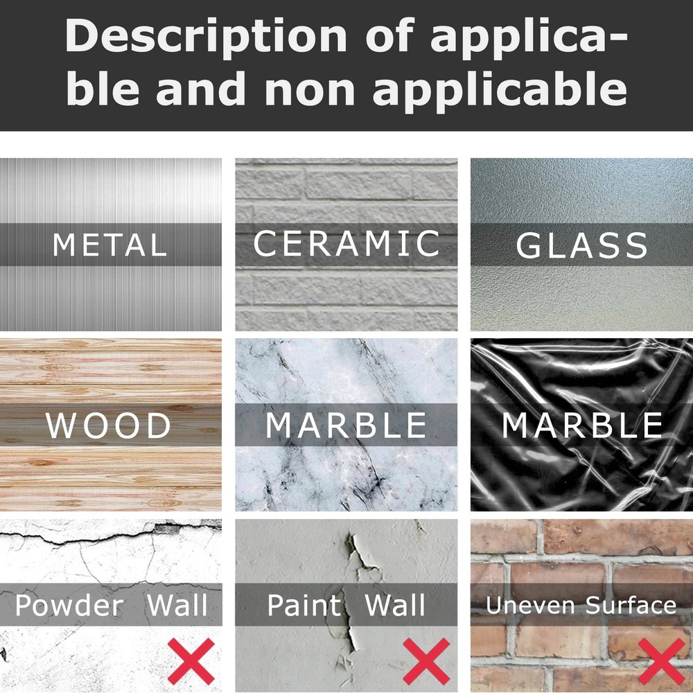 XoYoZo 4 pcs Silicone Toothbrush Holder Multi-Function Hook Waterproof Black