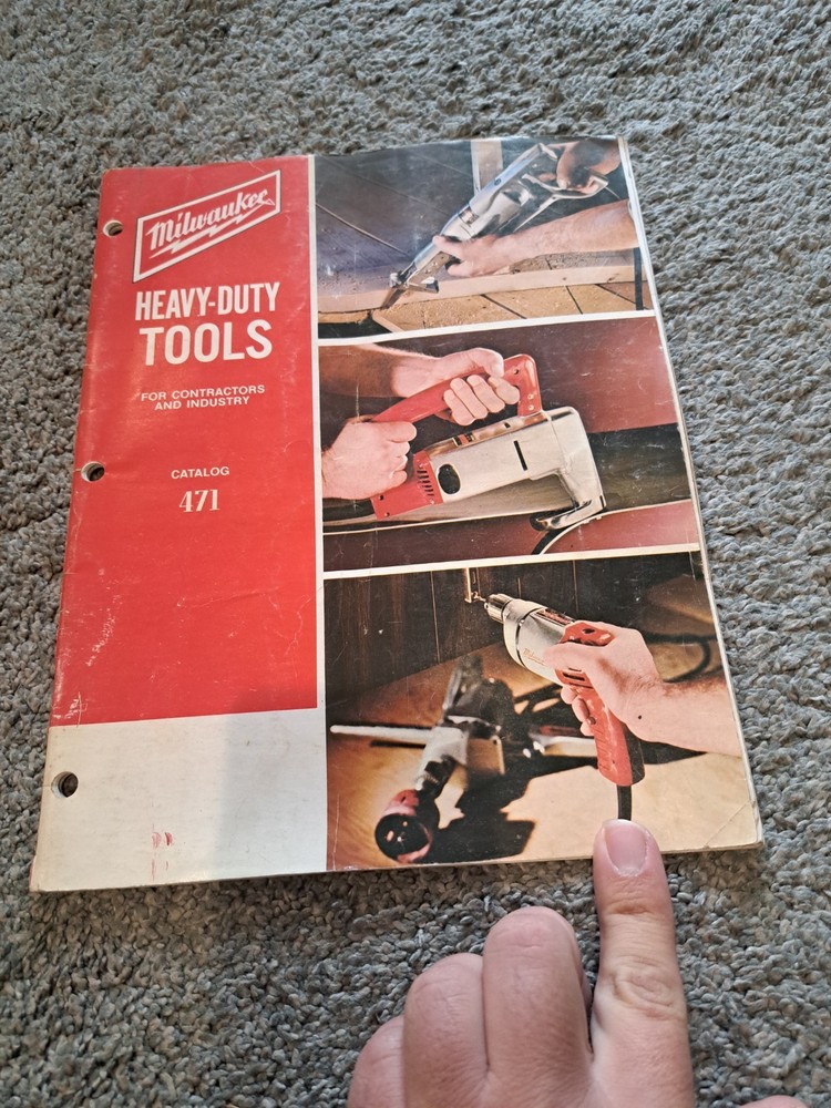 Milwaukee Heavy Duty Tools Catalog 471