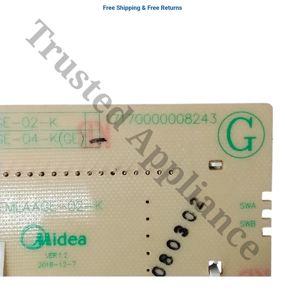 Microwave Main Control Board Electronic Controller PCB 17170000008243