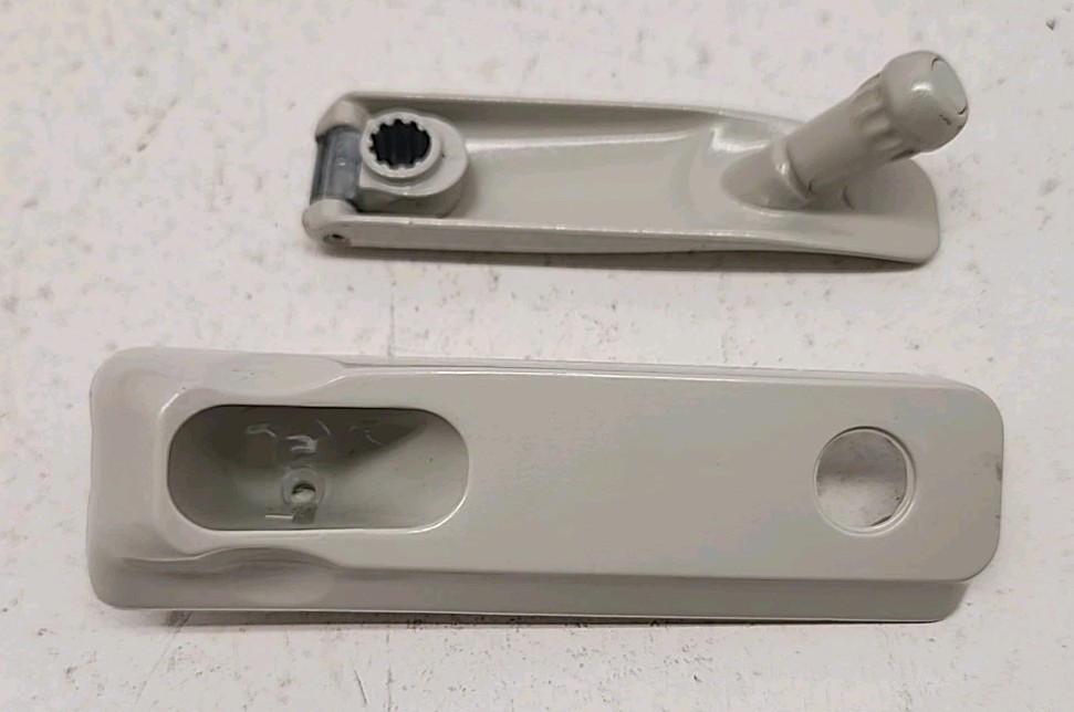 Pella Operator Folding Handle & Cover Window Hardware Champagne-Gray Right Hand