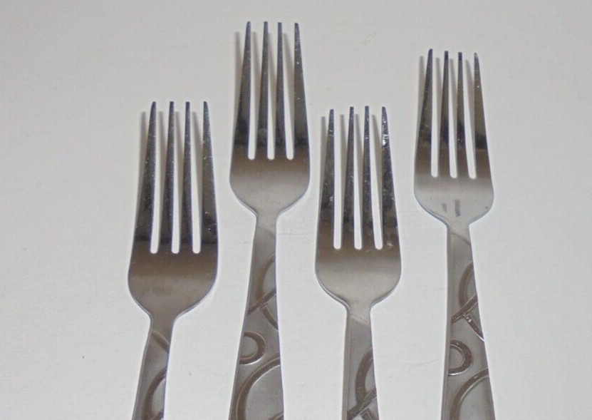 Cambridge Conquest 4 Dinner Forks Stainless Steel Flatware