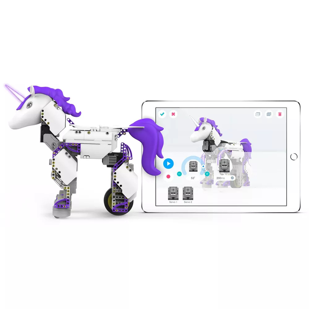 Jimu Robot UnicornBot Kit Buildable Interactive Robots Blockly Coding STEM